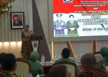 Kunjungan Danrem,091/ASN,Bupati Berau Beri Dukungan Penuh Kepada TNI. 