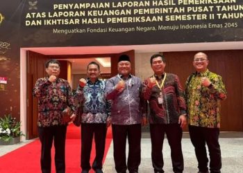 Wabup Hadiri Penyampaian LHP LKPP dan IHPS II TA 2023.