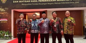 Wabup Hadiri Penyampaian LHP LKPP dan IHPS II TA 2023.