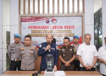 Berantas Narkoba, Polda Kaltim Musnahkan 44,52 Gram Narkoba Jenis Sabu