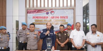 Berantas Narkoba, Polda Kaltim Musnahkan 44,52 Gram Narkoba Jenis Sabu