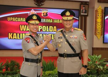 Rotasi Jabatan, Kapolda Kaltim Pimpin Serah Terima Jabatan Wakapolda Kaltim
