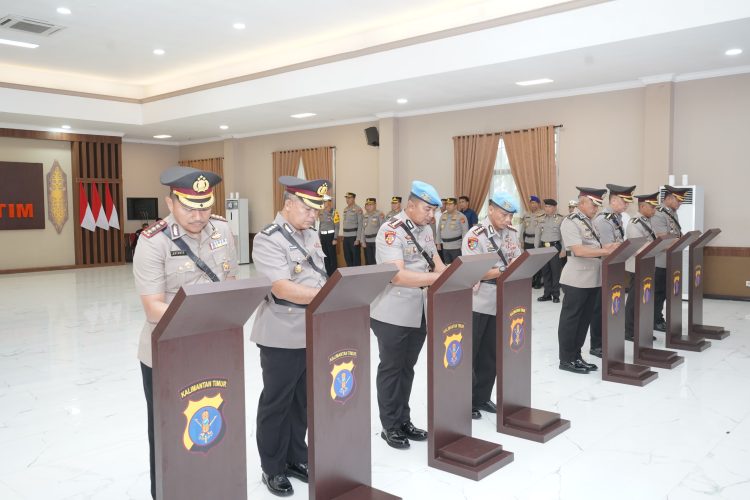 Kapolda Kaltim Pimpin Sertijab Empat Pejabat Utama Polda