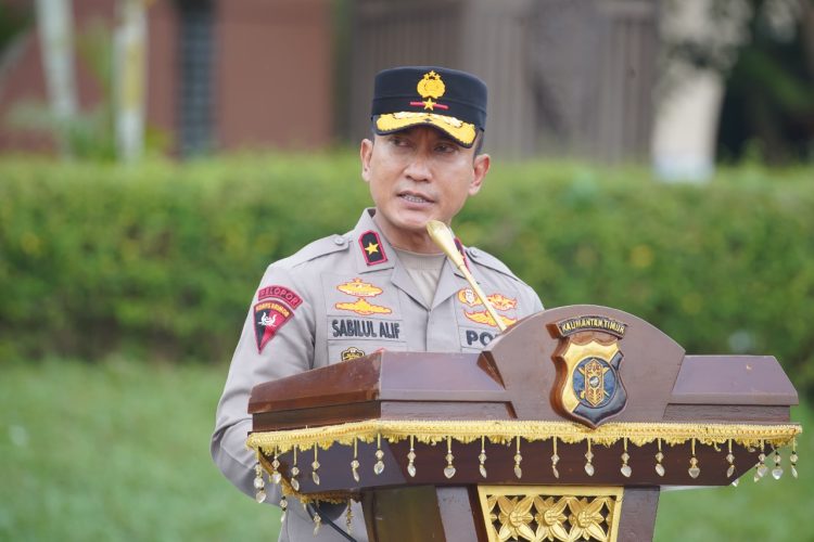 Pimpin Apel Pagi, Wakapolda Kaltim Berikan Arahan Terkait Tantangan Kamtibmas