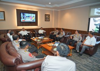 Menteri PUPR Audiensi dengan Kapolda Kaltim untuk Sinergi Pembangunan