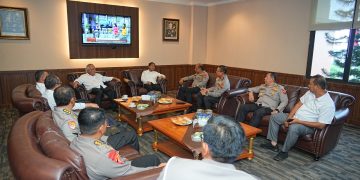 Menteri PUPR Audiensi dengan Kapolda Kaltim untuk Sinergi Pembangunan