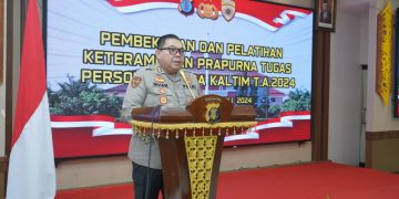 Pembekalan dan Pelatihan Keterampilan Prapurna Tugas Bagi Personel Polda Kaltim Tahun 2024