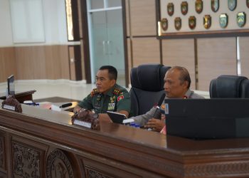 Pangdam VI/Mlw Pimpin Rapat Koordinasi Pengamanan Wilayah Peringatan HUT Ke-79 RI