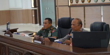 Pangdam VI/Mlw Pimpin Rapat Koordinasi Pengamanan Wilayah Peringatan HUT Ke-79 RI
