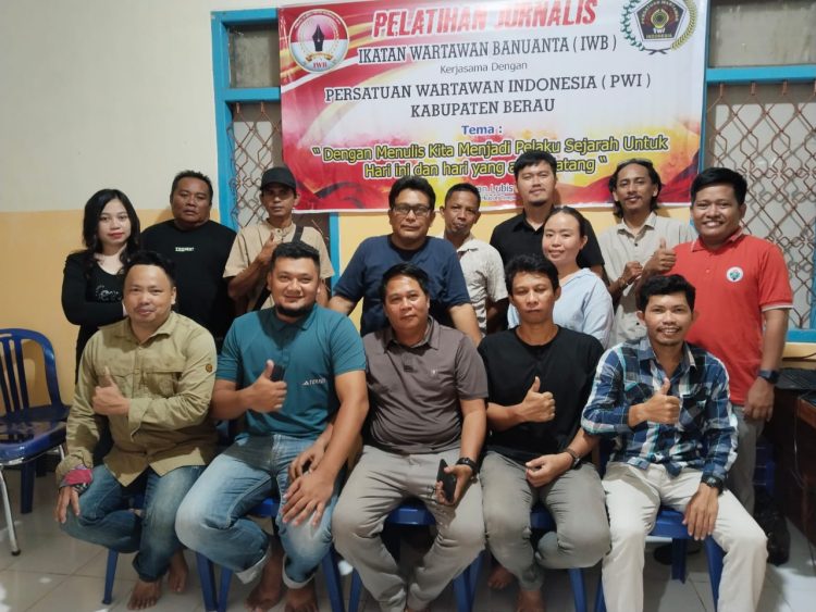 Selangkah lebih Maju, Ikatan Wartawan Banuanta (IWB) Kerjasama dengan PWI Berau Adakan Pelatihan Jurnalistik