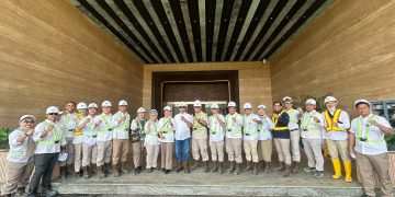 Polsek Sepaku Kawal Kunjungan Kerja Anggota Dewan Gubernur Bank Indonesia di Ibukota Nusantara