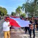 Kapolres Kukar Ikuti Kirab Bendera Merah Putih, Rangkaian Peringatan Hari Kemerdekaan