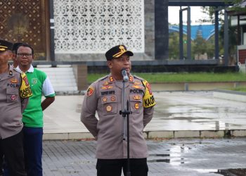 Kapolres PPU Pantau Langsung Latihan Sispamkota Hari Ketiga Jelang Pilkada 2024