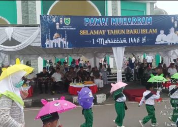 Bupati Berau, Sri Juniarsih Mas Lepas Pawai 1 Muharam 1446 H/2024.