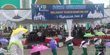 Bupati Berau, Sri Juniarsih Mas Lepas Pawai 1 Muharam 1446 H/2024.