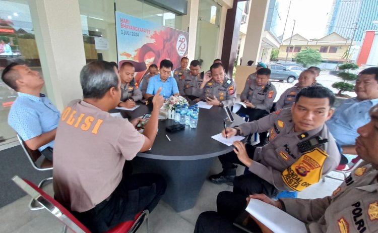 Polresta Balikpapan Gelar Rapat Pemantapan Kesiapan PAM VVIP.
