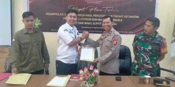 Wakapolsek Sambaliung Hadiri Rapat Pleno Terbuka Rekapitulasi Daftar Pemilih Pilkada 2024