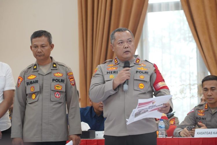Pengamanan HUT RI Ke-79 di IKN, Polres Kukar Ikuti Latihan TFG di Polda Kaltim