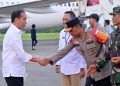Kembali Kunjungi Kaltim, Kapolda Bersama Forkopimda Sambut Kedatangan Presiden Jokowi