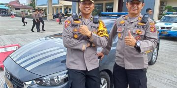 Personil Polresta Balikpapan dan 12 Unit R2, 6 Unit R4 Siap Melakukan Pengamanan Kunjungan Tamu VVIP dan VIP