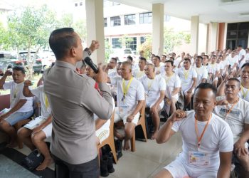  Beri Semangat dan Motivasi, Wakapolda Kaltim Tinjau Proses Seleksi Pendidikan Alih Golongan