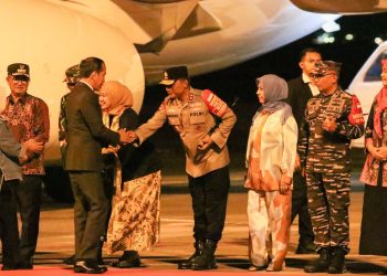 Kembali Kunjungi Kaltim Jelang Hut RI Ke 79, Kapolda Kaltim Sambut Kedatangan Presiden Jokowi