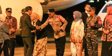 Kembali Kunjungi Kaltim Jelang Hut RI Ke 79, Kapolda Kaltim Sambut Kedatangan Presiden Jokowi