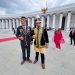 Putra Mahkota Dan Ketua Dewan Adat Kesultanan Gunung Tabur Kabupaten Berau Hadiri Perayaan Upacara Bendera HUT RI Ke 79 di Istana Garuda Ibu Kota Nusantara. 