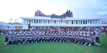 Personil Polda Kaltim Hadir Dalam Upacara HUT RI Ke-79 di Ibu Kota Nusantara (IKN)