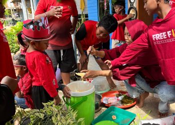 Warga Gang Berlian Sambaliung, Turut Meriahkan dalam Memperingati Ulang Tahun Kemerdekaan Republik Indonesia yang ke 79 Tahun 2024