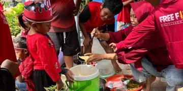 Warga Gang Berlian Sambaliung, Turut Meriahkan dalam Memperingati Ulang Tahun Kemerdekaan Republik Indonesia yang ke 79 Tahun 2024