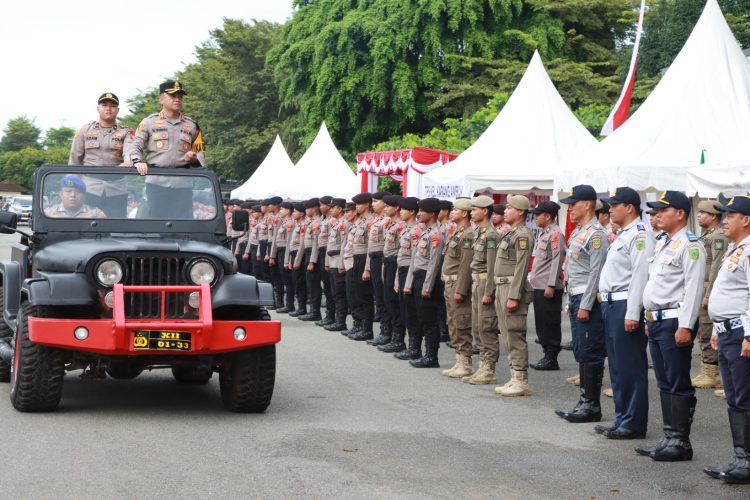 Polres Berau Siapkan 420 Personel untuk Amankan Pilkada 2024 Dalam Operasi Mantap Praja 2024