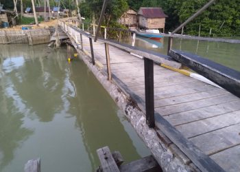Miris, Jembatan Darurat Teluk Sumbang Terancam Ambruk, Desak Bupati Serius Lakukan Perbaikan Permanen, Sebelum Ada yang Jatuh Korban