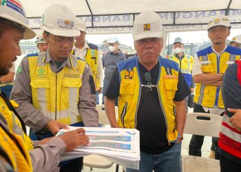 *Kapolres PPU Kawal Kunjungan Kerja Plt. Kepala OIKN dan Menteri Perhubungan Uji Coba Landasan Bandara VVIP IKN*