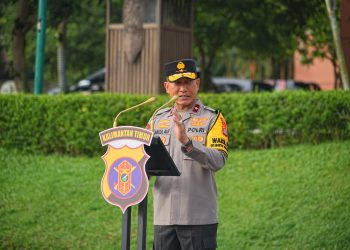 Pimpin Apel Pagi, Wakapolda Kaltim Ucapkan Terima Kasih Kepada Personel