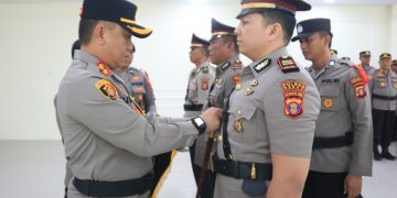 Polres Berau Gelar Sertijab Kasat Samapta, Kapolsek Gunung Tabur dan Kapolsek Segah