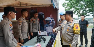 Kapolres Kukar Cek Kesiapan Tahapan Pendaftaran di KPU Kukar