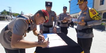 Kapolresta Balikpapan Pimpin Sertijab PJU, Ini Pesannya