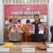 Polda Kaltim Gelar Press Release, Ungkap Kasus Narkotika