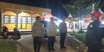 Polsek Gunung Tabur Amankan Kegiatan Pasar Malam UMKM di Museum Keraton Batiwakkal