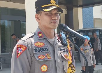 Kabag Ops Polresta Balikpapan Ucapkan Terima Kasih   Pengamanan Kunjungan VVIP Berlangsung Kondusif”. 