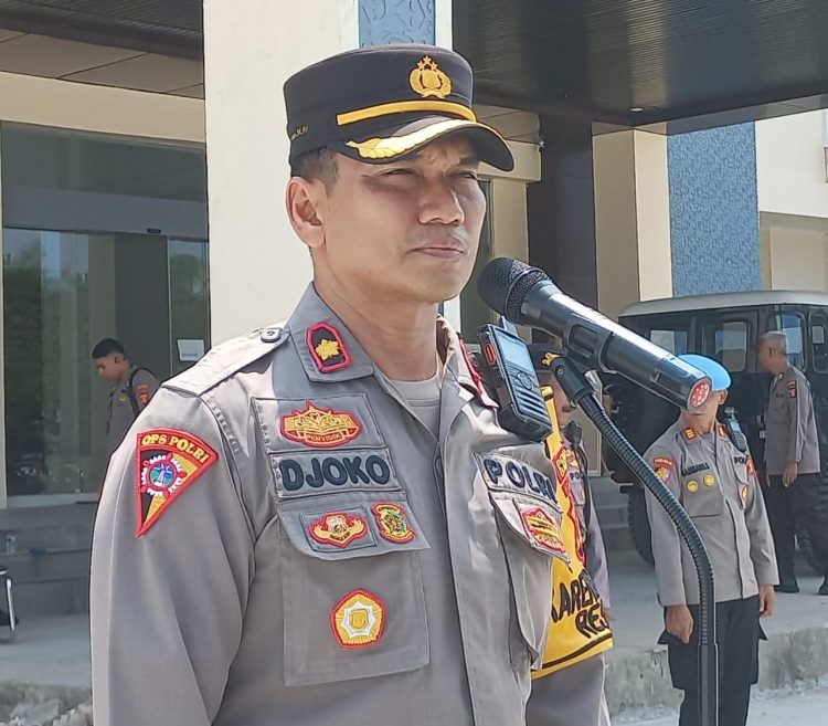 Kabag Ops Polresta Balikpapan Ucapkan Terima Kasih   Pengamanan Kunjungan VVIP Berlangsung Kondusif”. 
