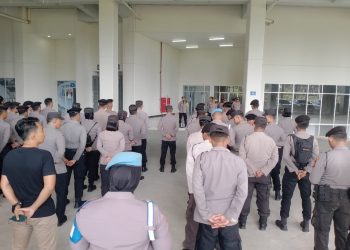 Polresta Balikpapan Siapkan Personil Pengamanan Dalam Rangka Pertandingan Sepakbola Liga 1 Di Stadion Batakan 