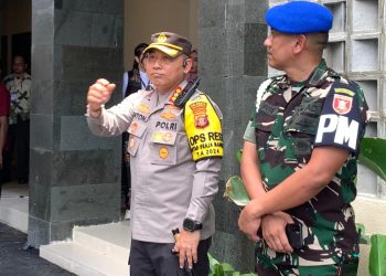 Kapolresta Balikpapan Pimpin Langsung Pengamanan Kunjungan Presiden RI dan Wakil Presiden RI 