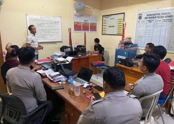 Polsek Sepaku Tangkap Dua Pelaku Penyalahgunaan Narkotika di Desa Tengin Baru