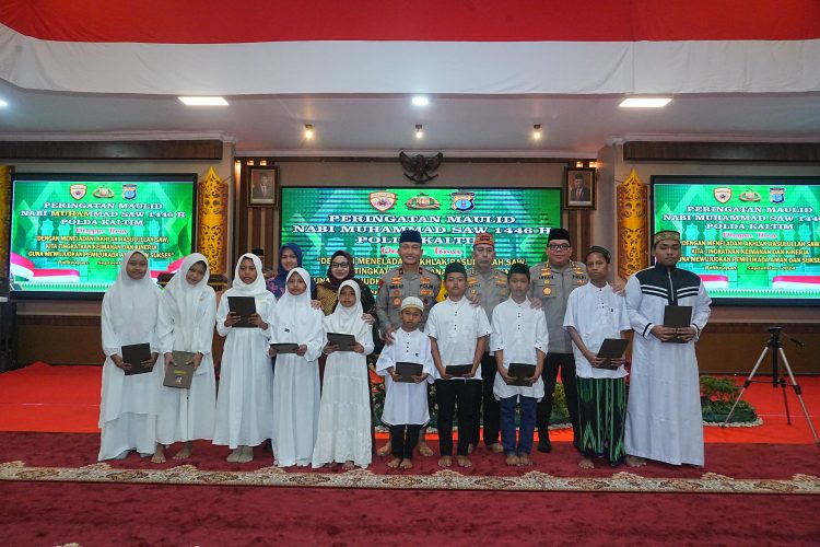 Peringatan Maulid Nabi Muhammad SAW 1446 H di Polda Kaltim