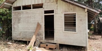 Miris! Bangunan dan Ruang Kelas SD Negeri 001 Kampung Suaran Butuh Perhatian Pemerintah Kabupaten Berau