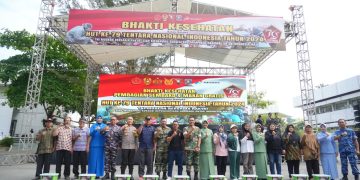 Wujud Nyata Sinergi TNI-Polri untuk Masyarakat, Wakapolda Kaltim Hadiri Baktikes di Kodam VI/MLW