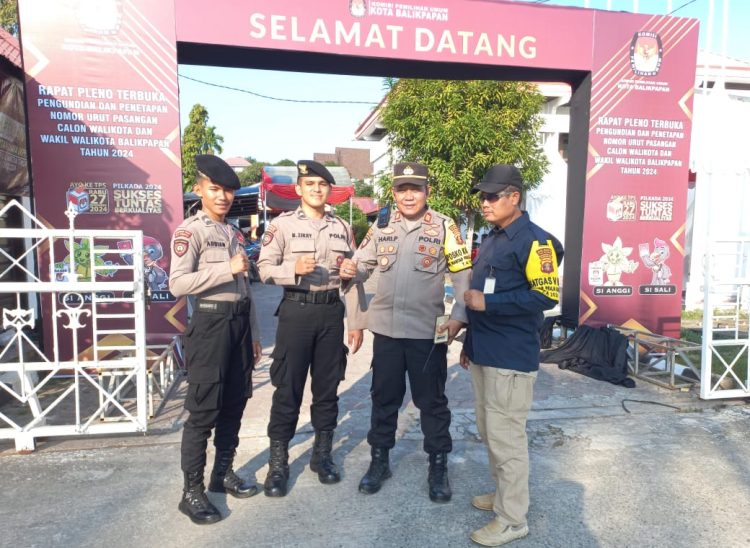 Polresta Balikpapan Gelar Simulasi Pengamanan Jelang Pemilukada 2024