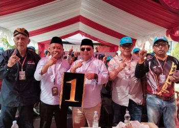 MADRI PANI dan AGUS WAHYUDI Mendapat Nomor Urut 1 (Satu) Relawan Turut Ber- eforia , Sebut Menang, Menang, Menang..!
